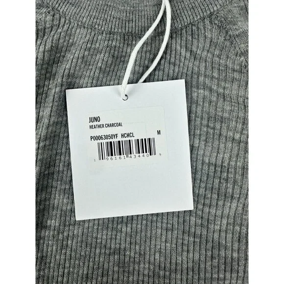 NWT Pistola Juno Feather Weight Sweater in Heather Charcoal Size Medium - Picture 7 of 10